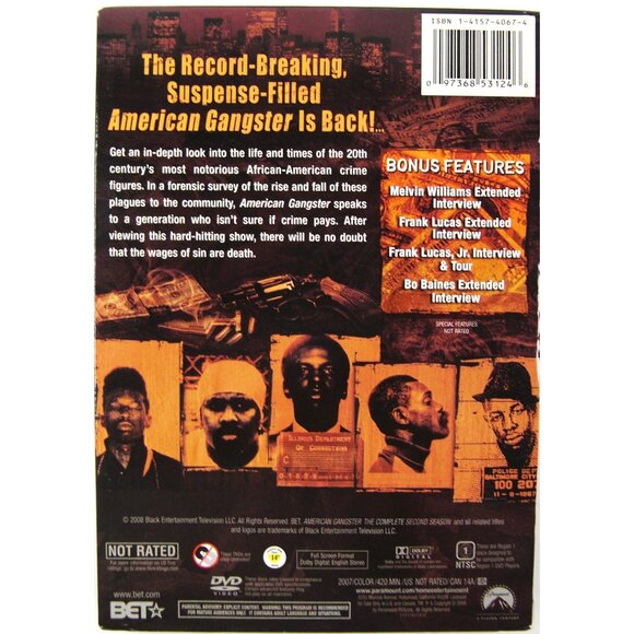 American Gangster - The Complete Second Season (DVD, 2008, 3 DVD's Multi-Disc Se - Picture 2 of 7
